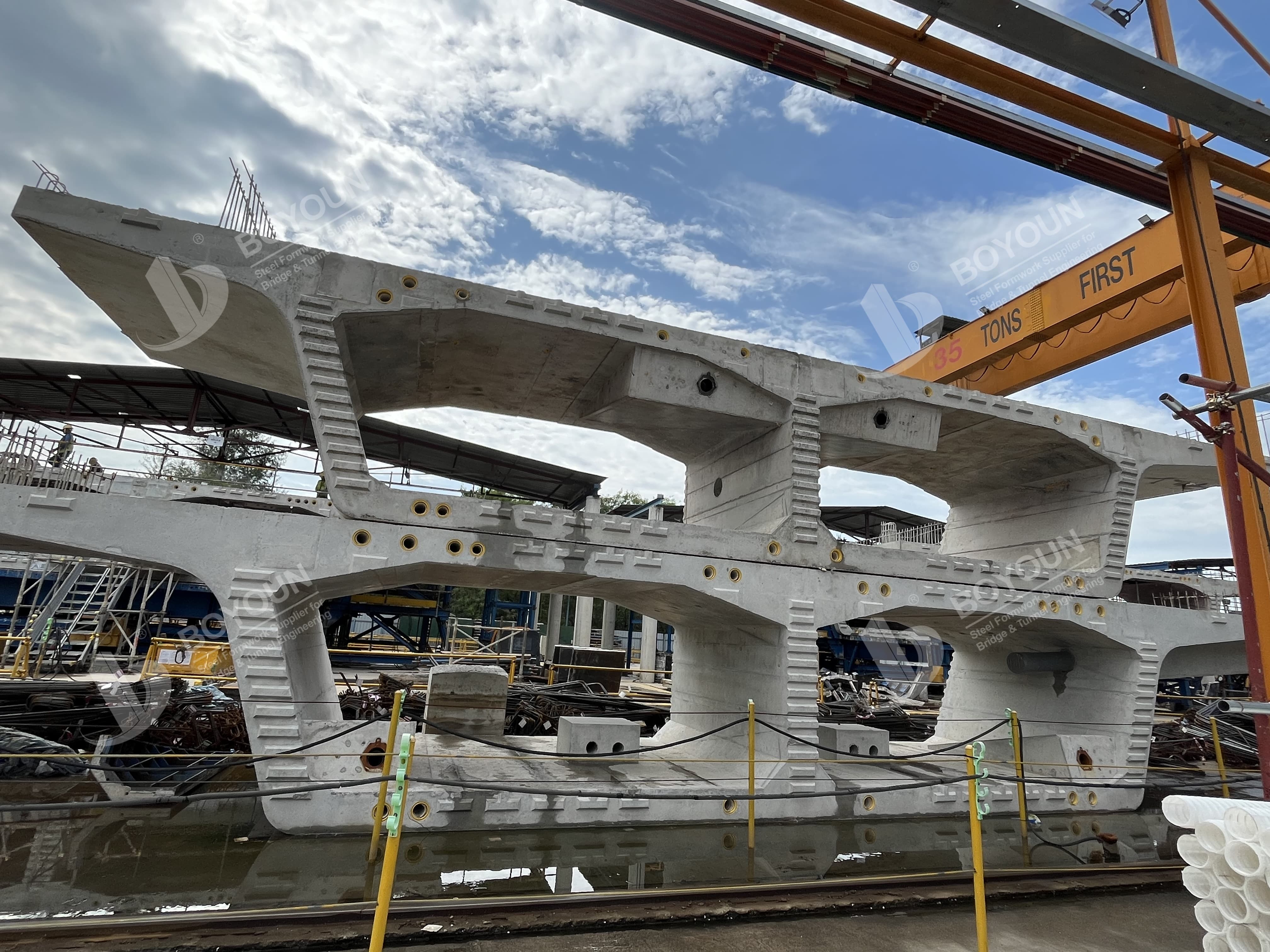 Four Key Construction Technologies for Precast Box Girders